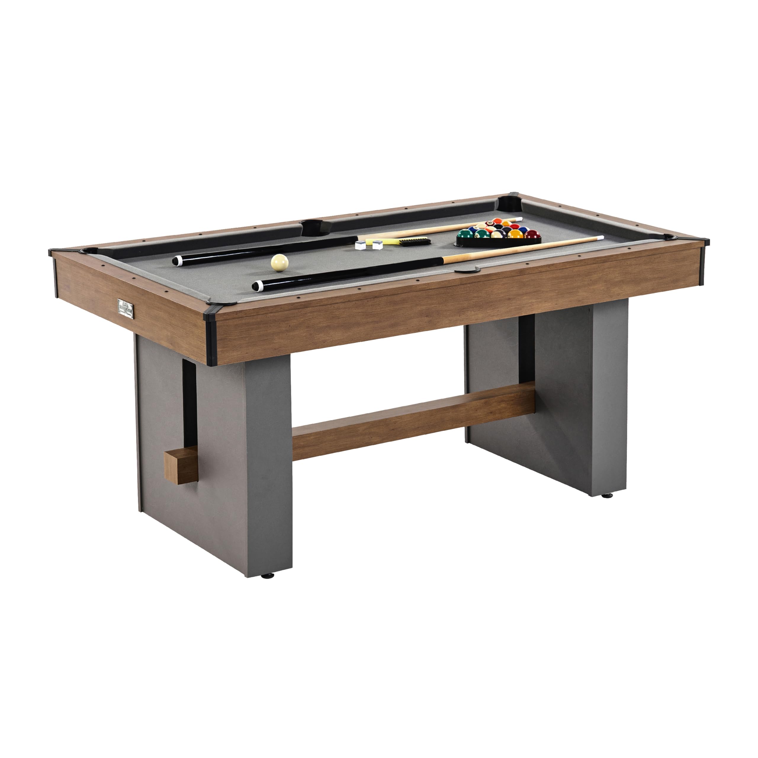 Photo 1 of Barrington Billiards 5.5' Urban Drop Pocket Pool Table with Pool Ball and Cue Stick Set, Perfect for Game Rooms