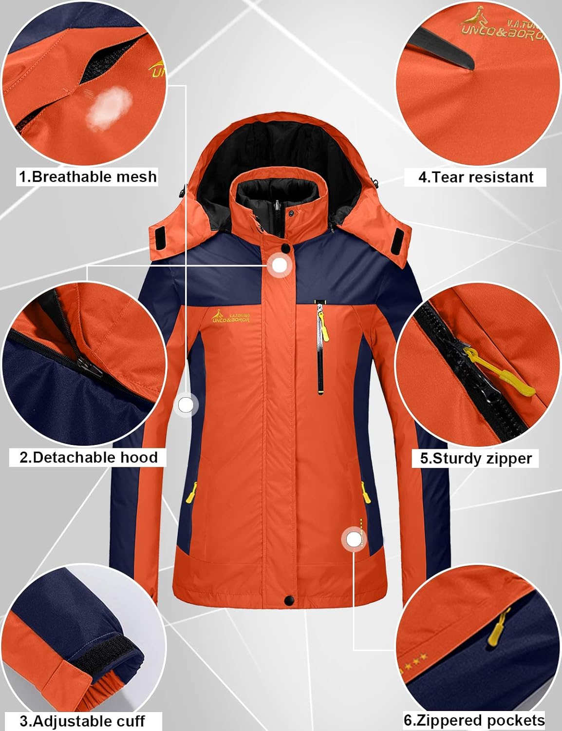 GEMYSE Women's Waterproof 3-in-1 Ski Snow Jacket Puffer Liner Insulated Winter Coat at  Women's Coats Shop