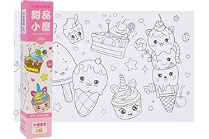 Childrens Drawing Roll Cartoon Theme for ' Artistic Talents Unleash Imagination ' s Coloring Paper Coloring Paper for