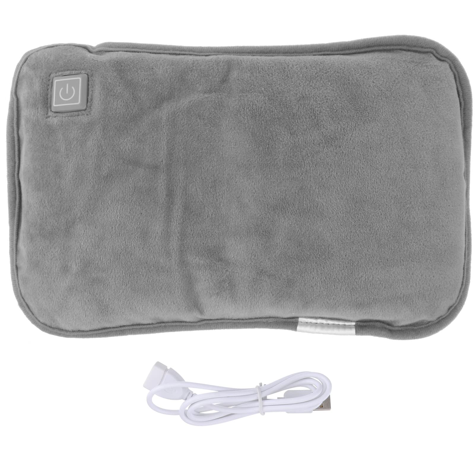Photo 1 of Cabilock Kettle Hot Water Bottle Rechargeable Water Heating Bag Hot Compress Bag Pad Winter Warm Hand Foot Warmer for Cramps Indoor Outdoor Grey Kids Water Bottle