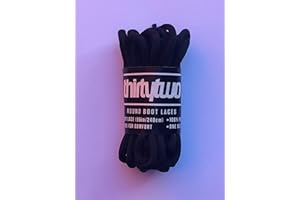 thirtytwo Snowboard Boot Laces Black (95in/240cm One Size fits All)