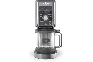 Ninja NC501 CREAMi Deluxe 11-in-1 Ice Cream & Frozen Treat Maker with 2 XL Family Size Pint Containers, Silver (Renewed)