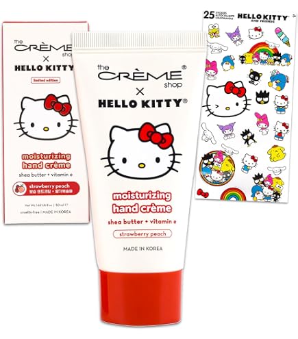 Amazon.com : The Crème Shop x Hello Kitty Hand Soothing Remedy Set