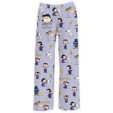 BRIEF INSANITY Peanuts Character Pajama Pants for Men &amp; Women, Soft Snoopy Pajamas with Side Pockets &amp; Elastic Waist