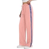 Tapata Women's 28/30/32/34 Inseam Track Pants Loose Straight Leg Jogging Sweatpants Warm-Up Sports Athletic Running