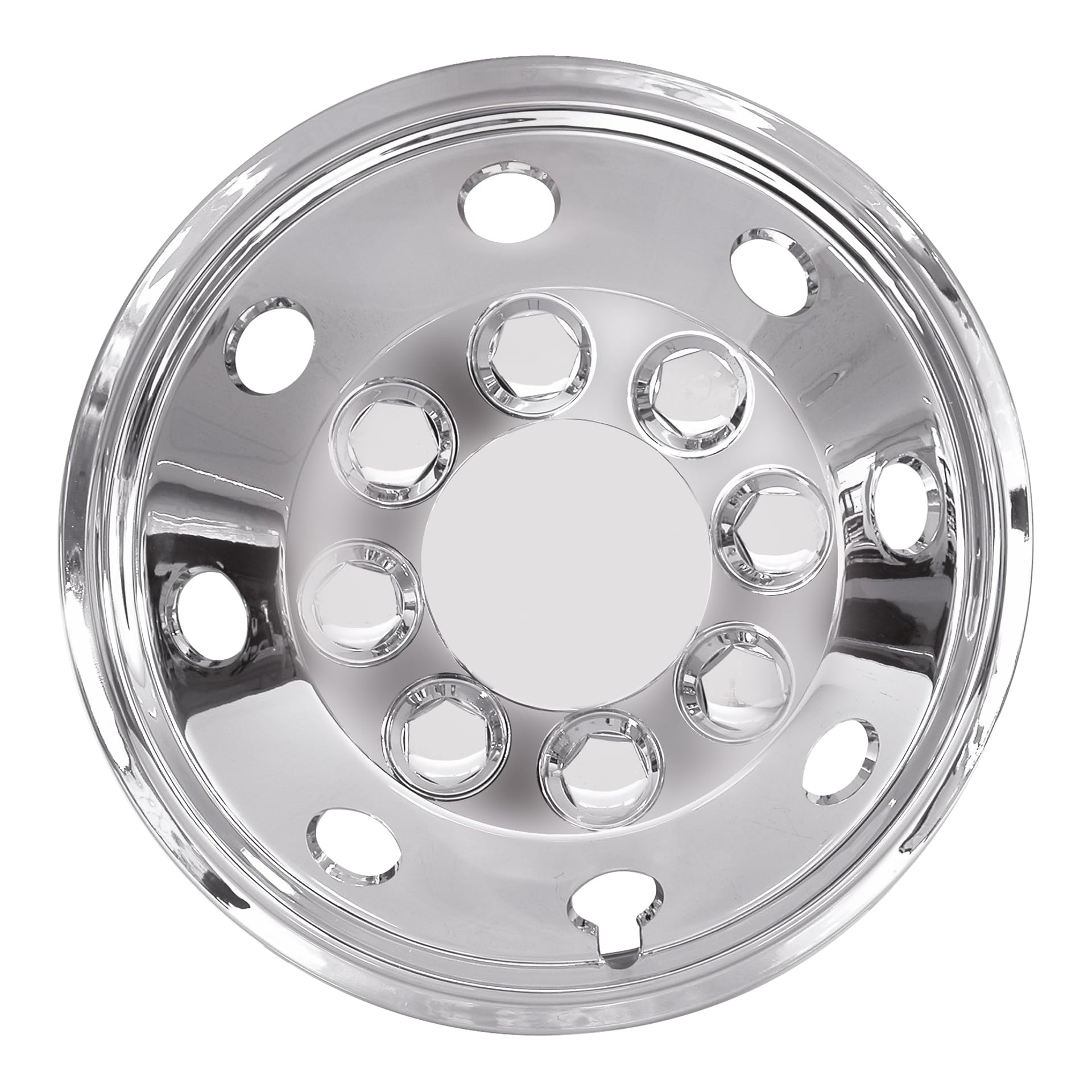 Carpoint 2210202 Wheel Cover Set 15 Chrome Cone-Shaped - Car Wheel Trims (Set of 4)