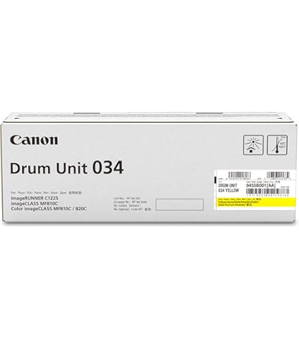 4本セット　Canon DRUM Cartridge Amazon.com: Canon Genuine 034 Black Drum Cartridge