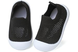 CHAOSLOOK Baby Shoes for Boys Girls Breathable First Walking Shoes - Infant Toddler Trainers Shoes Non Skid Indoor Floor Slipper with Soft Sole Cotton Mesh On Sneaker