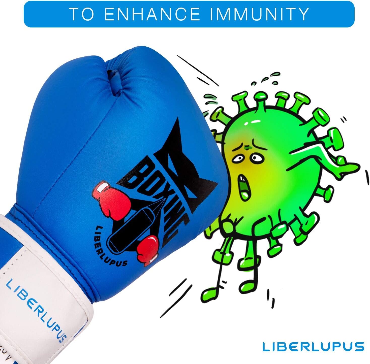 Liberlupus Kids Boxing Gloves, Boxing Gloves for Kids 3-15, Youth Boxing Gloves with Multiple Color & Size, Kids Boxing Gloves for Punching Bag, Kickboxing, Muay Thai, MMA : Sports & Outdoors