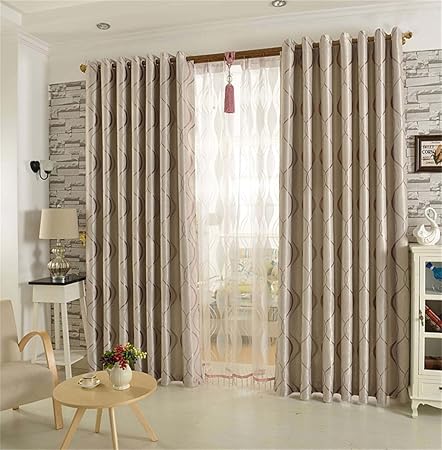 European Style Curtain Cloth Living Room Bedroom Bay Window