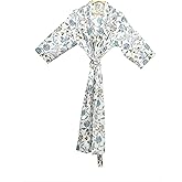 Hand block print Cotton Kimono bikini cover up,Indian Hand block print Cotton Bath Robe,Swim Wear,Nighrwere Dressing Gown