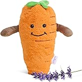 warmies Microwavable & Weighted Stuffed Animals, Carrot - Heated Stuffed Animal Plushie for Warmth & Comfort - Cute Soft Plush Toys for Adults & Children (Boys, Girls, Babies & Toddlers)