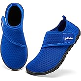 Rechtmien Toddler Kid Water Shoes Girl's Boy's Beach Quick Dry Swim Shoes Lightweight Barefoot Non-Slip Aqua Shoes(Little Kid/Big Kid)