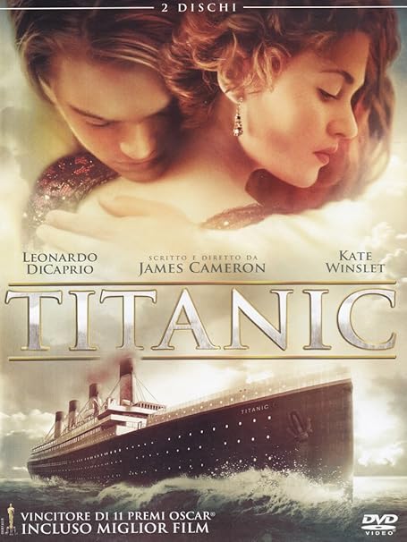 Dvd- film -titanic - leonardo di caprio B008E4ZS92