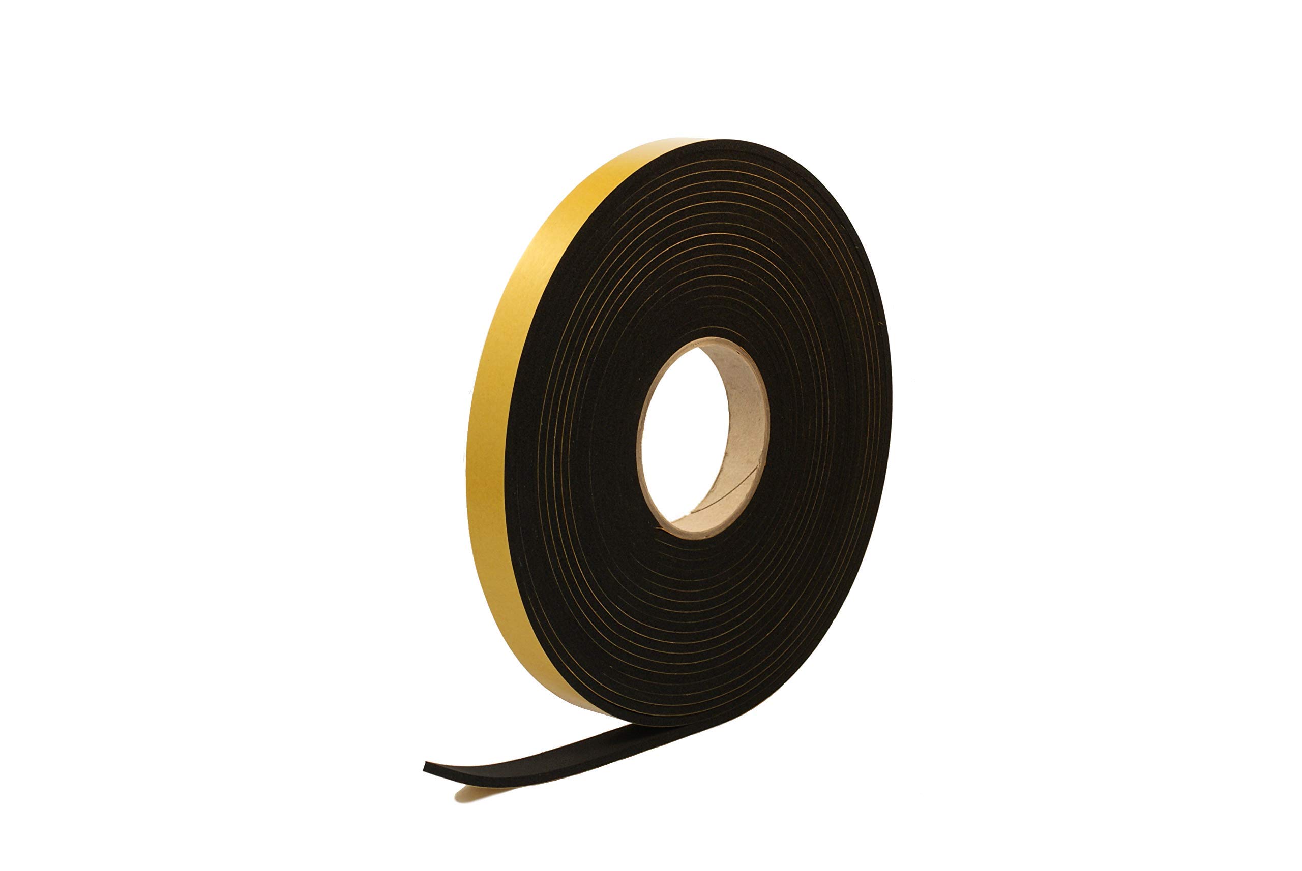 RS® Neoprene Rubber Self-Adhesive Sponge Strip 20mm Wide x 4mm Thick x 10m Long for Sealing, Weather Strip, Cushioning, Anti-Vibration, Anti-Slip, Gaskets & DIY