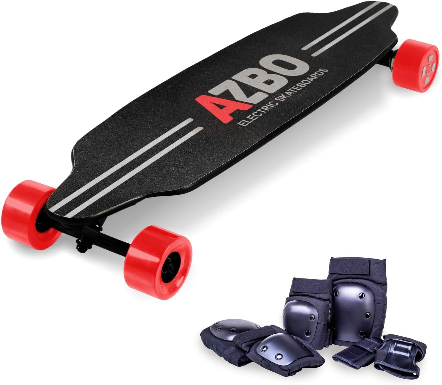 Electric Skateboard Longboard with Remote Control by AZBO | 2000W Dual Motor UL2272 Certified High Speed 25 MPH Motorized Wireless H6 Board | 19 Miles Range