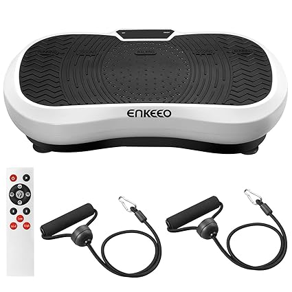 Enkeeo Vibrationsplatte Vibrationstrainer Machine