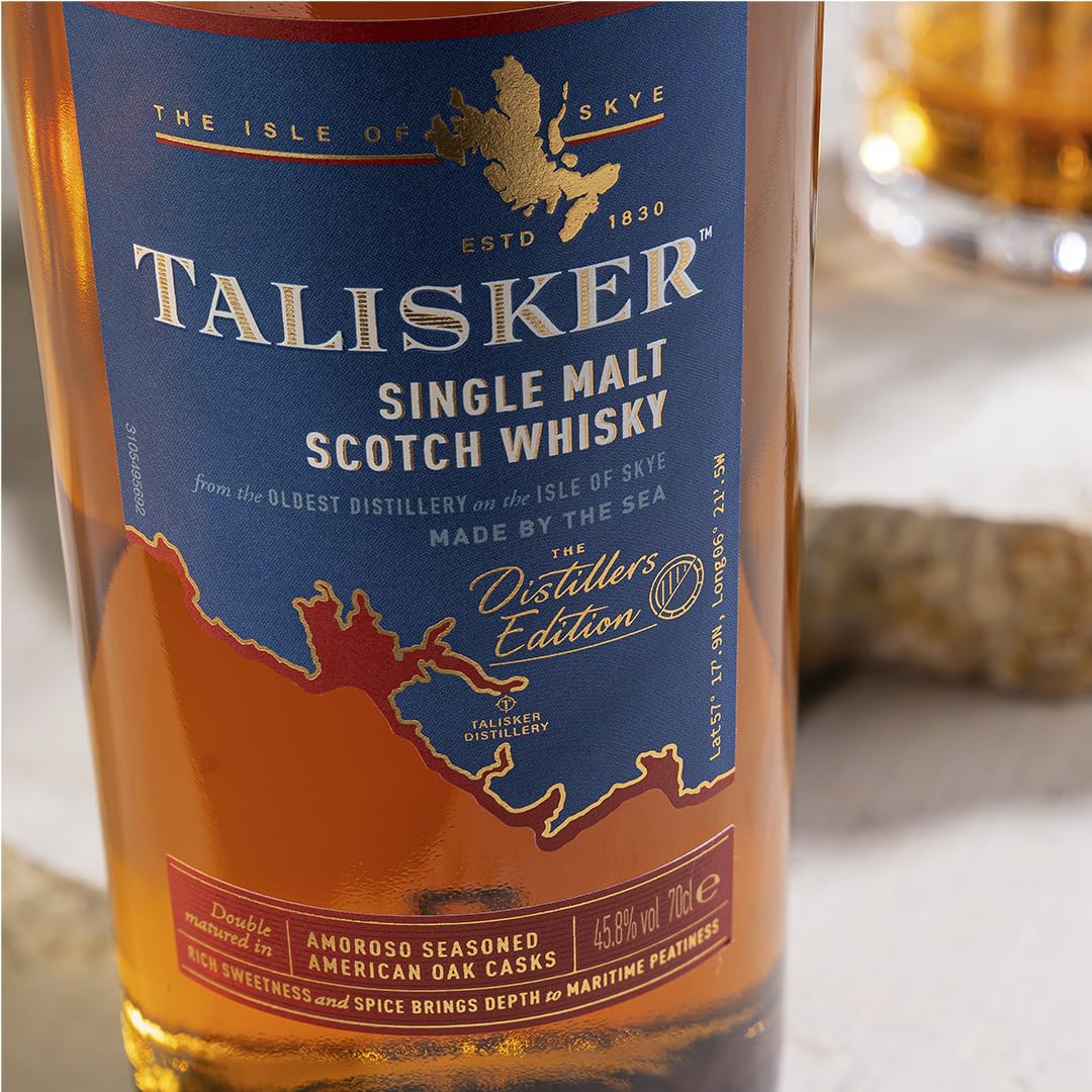 Talisker Distillers Edition 2022 Single Malt Scotch Whisky, aromatischer Single Malt, 45.8% vol, 700ml Einzelflasche 3