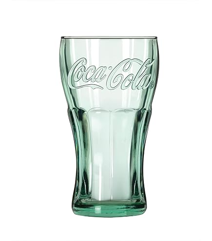 Amazon.com | Libbey Coca-Cola 16-3/4-Ounce Glass Tumblers, Georgia