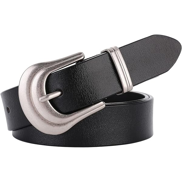 Amazon.com: ALAIX Women's Belt Western Belts Silver Gold Buckle