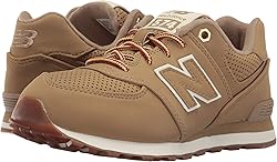 New Balance Baby 574 V1 Heritage Sneaker, Tan, 3