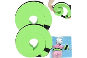 Swim Arm Bands 1 Pair High Buoyancy Adjustable Arm Floaties for Kids Adults EVA Skin-Friendly Tear-Resistant Float Belt Swim 
