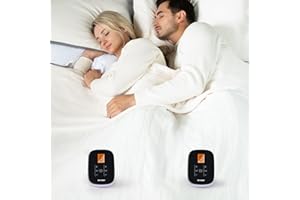 WOOMER [5 Year Warranty Heated Blanket King Size Electric Blanket 90"x 100", Soft Flannel Fast Heating, 10 Heating Levels & 0.5-12H Auto Off, Dual Control, Over-Heat Protection, ETL Certification