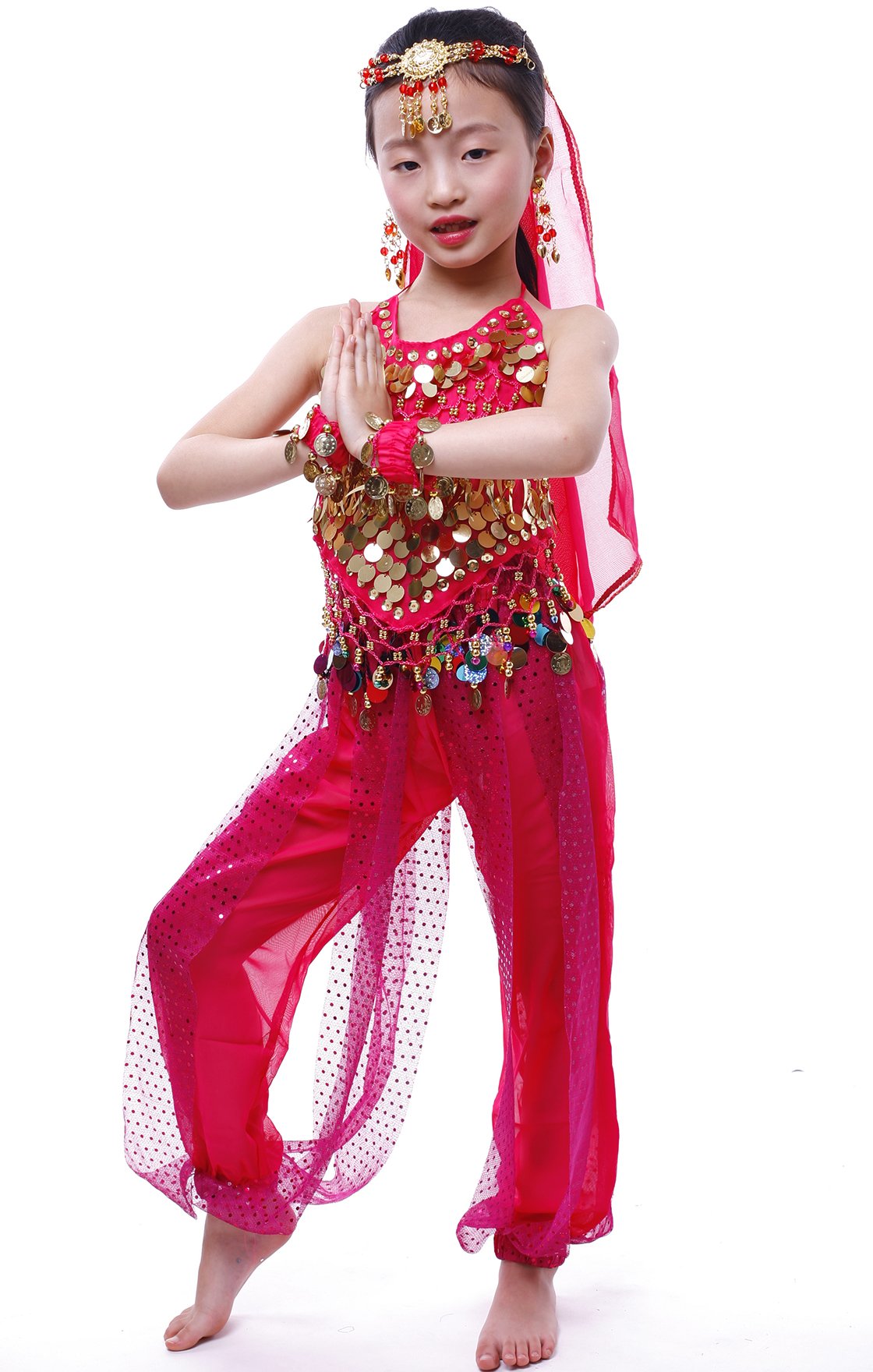 Astage Girls Arabian Princess Costume Belly Dancing Dress Halloween