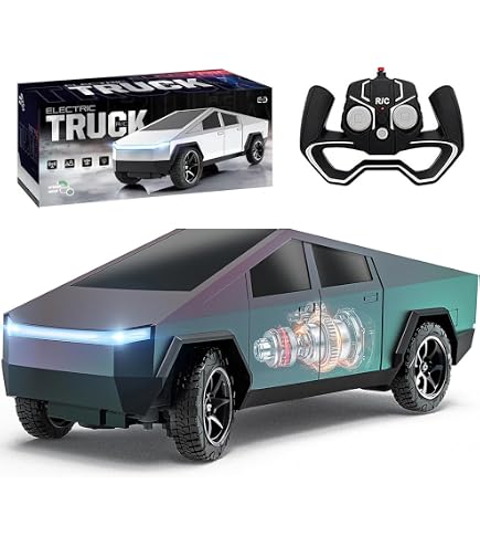 Hot Wheels RC Car, Tesla Cybertruck, 2.4 GHz Remote Controlled 1