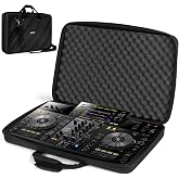 Old Canal Mixer Travel Case, Carrying Storage Bag Compatible Pioneer DDJ RX2 RX3 (Mixing Board Not Included)
