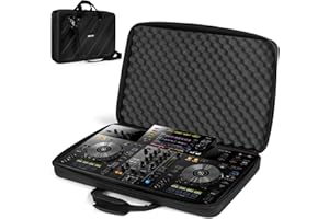 Old Canal Mixer Travel Case, Carrying Storage Bag Compatible Pioneer DDJ RX2 RX3 (Mixing Board Not Included)