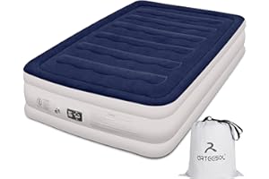 Air Mattress Queen Inflatable Air Bed with Built in Pump 1 Person and 2 Person Blow up Mattress with Storage Bag, Premium Flo