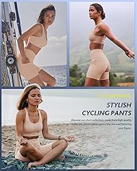 CAMPSNAIL Biker Shorts Women with Pockets
