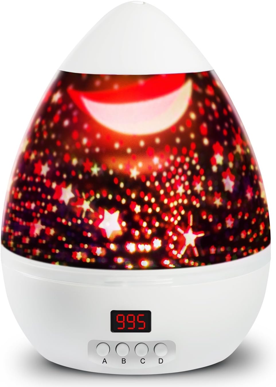 Night Lights for Kids, Star Projector with Timer and Rotation for Boys Girls Kids