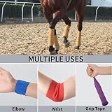 Sagafly Self Adherent Bandage Wrap 12 Rolls 7.5cm x 4.5m Veterinary Vet Wrap view 7