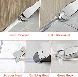 Preciva Sealant Finishing Tool 4-in-1 Stainless Steel Caulking Kit view 3