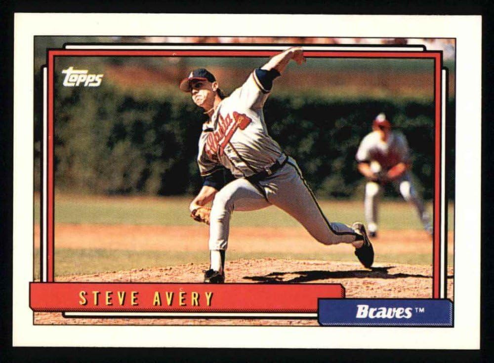 Amazon.com: 1992 Topps # 574 Steve Avery Atlanta Braves ...