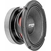 PRV AUDIO 6.5 Inch Midbass Speaker 6MB550FT 8 Ohm Loudspeaker with 550 Watts RMS Power, Pro Audio High Excursion Mid Bass Loudspeaker (Single)
