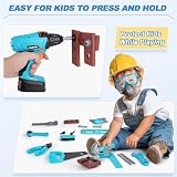 Vanplay Kids Tools Set 52Pcs Pretend Play Drill Tool Belt 3 4 5 6 Years view 5