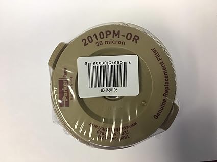 Racor 62-2010PMOR Cartuchos repuesto turbine, color rojo, 30 micras
