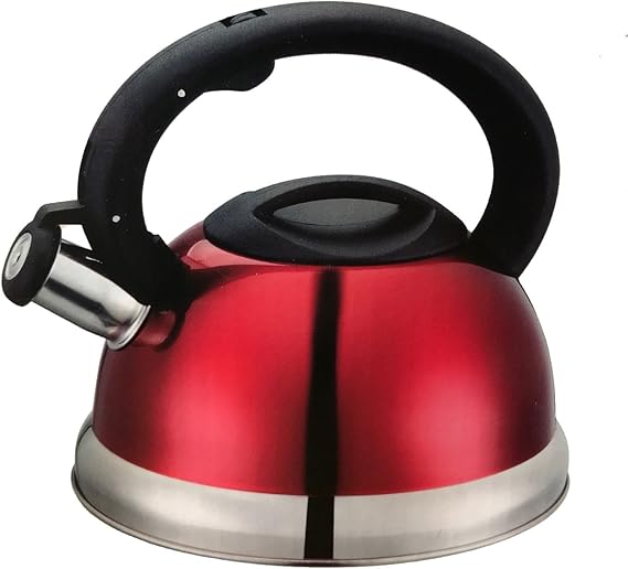 3L Whistling Kettles for Hob Gas Induction Electric Tea Kettle Non Drip