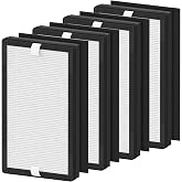 4 Packs IAF-H-100C Filter C Replacment Kit Compatiable with Idylis Air Cleaner Purifiers IAP-10-280 &amp; IAP-10-200 (4 Pack Premium Filters &amp; 4 Activated Carbon Pre-Filters)