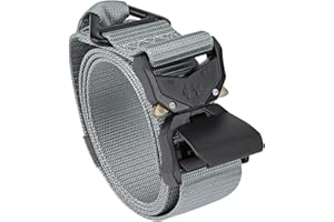 MOZETO Tactical Belt for Men 1.5" Nylon Combat Work Emt Heavy Duty Belt with Quick Release Talon Buckle