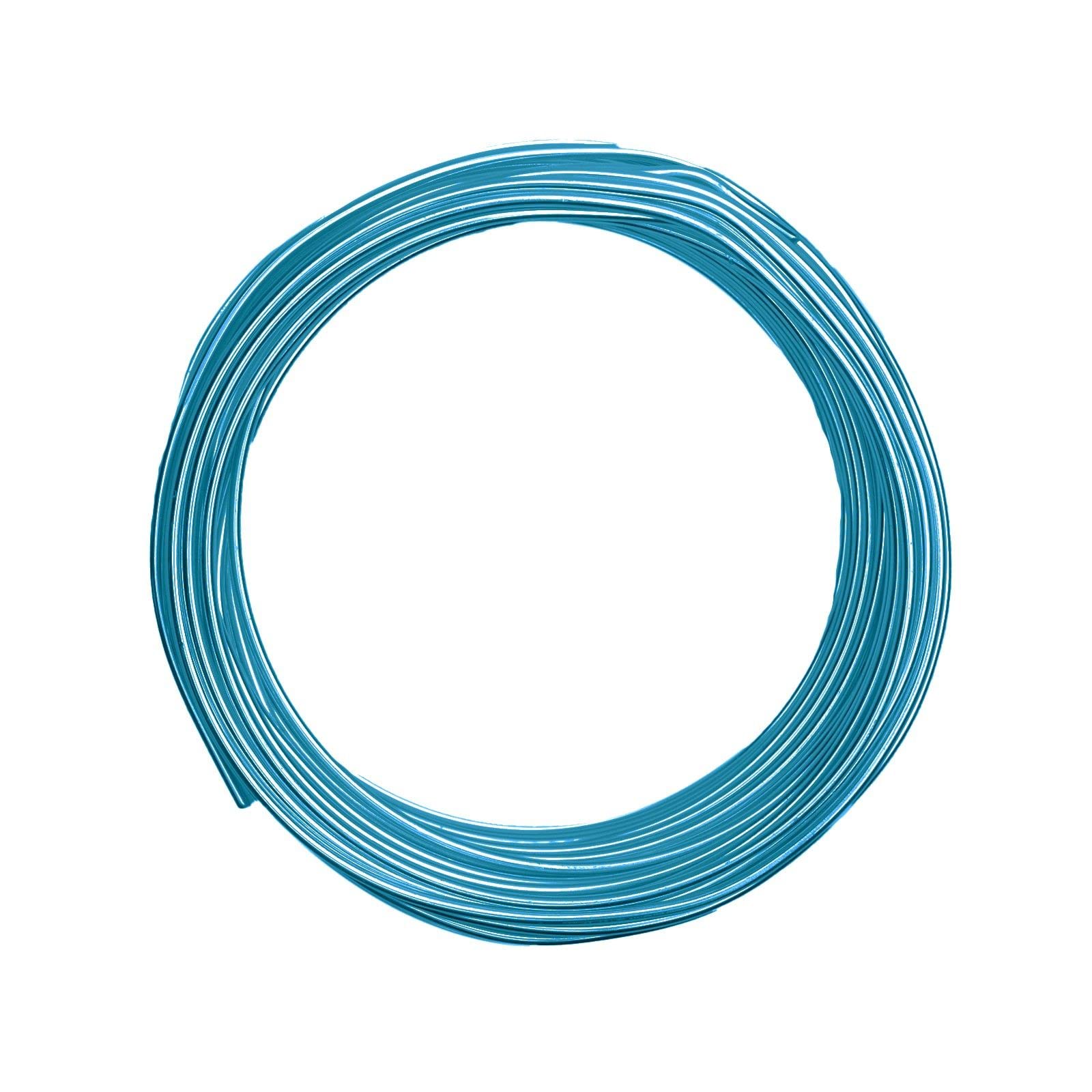 Vaessen Creative Aluminium Wire, Turquoise, One Size