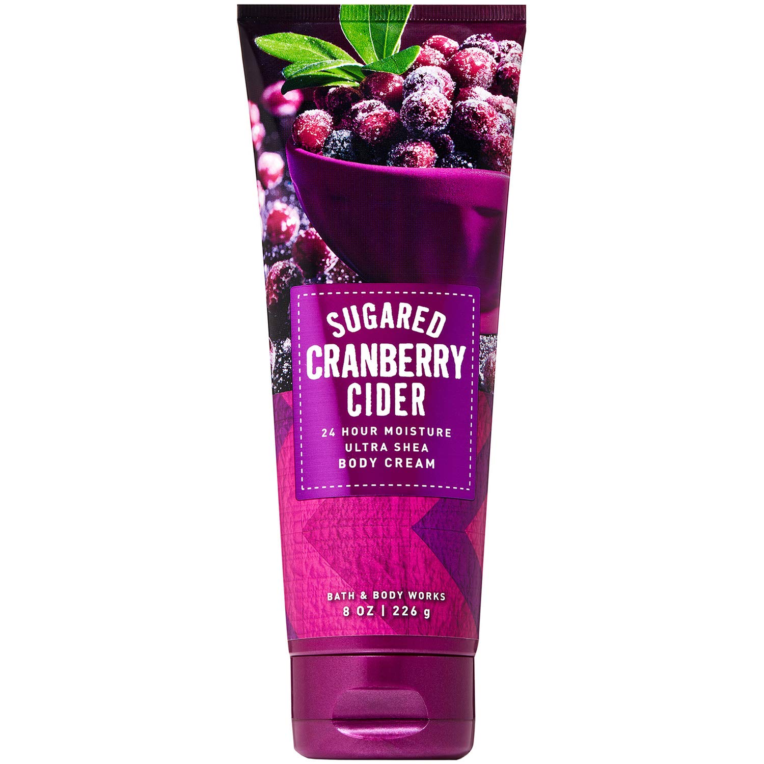 Bath and Body Works Sugared Cranberry Cider Ultra Shea Body Cream 8 Ounce 2019 Edition