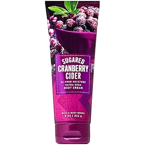 Bath and Body Works Sugared Cranberry Cider Ultra Shea Body Cream 8 Ounce 2019 Edition
