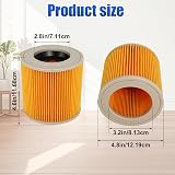 Gekufa Cartridge Filter for Karcher WD A Series 2 Pack 64145520 Compatible view 7