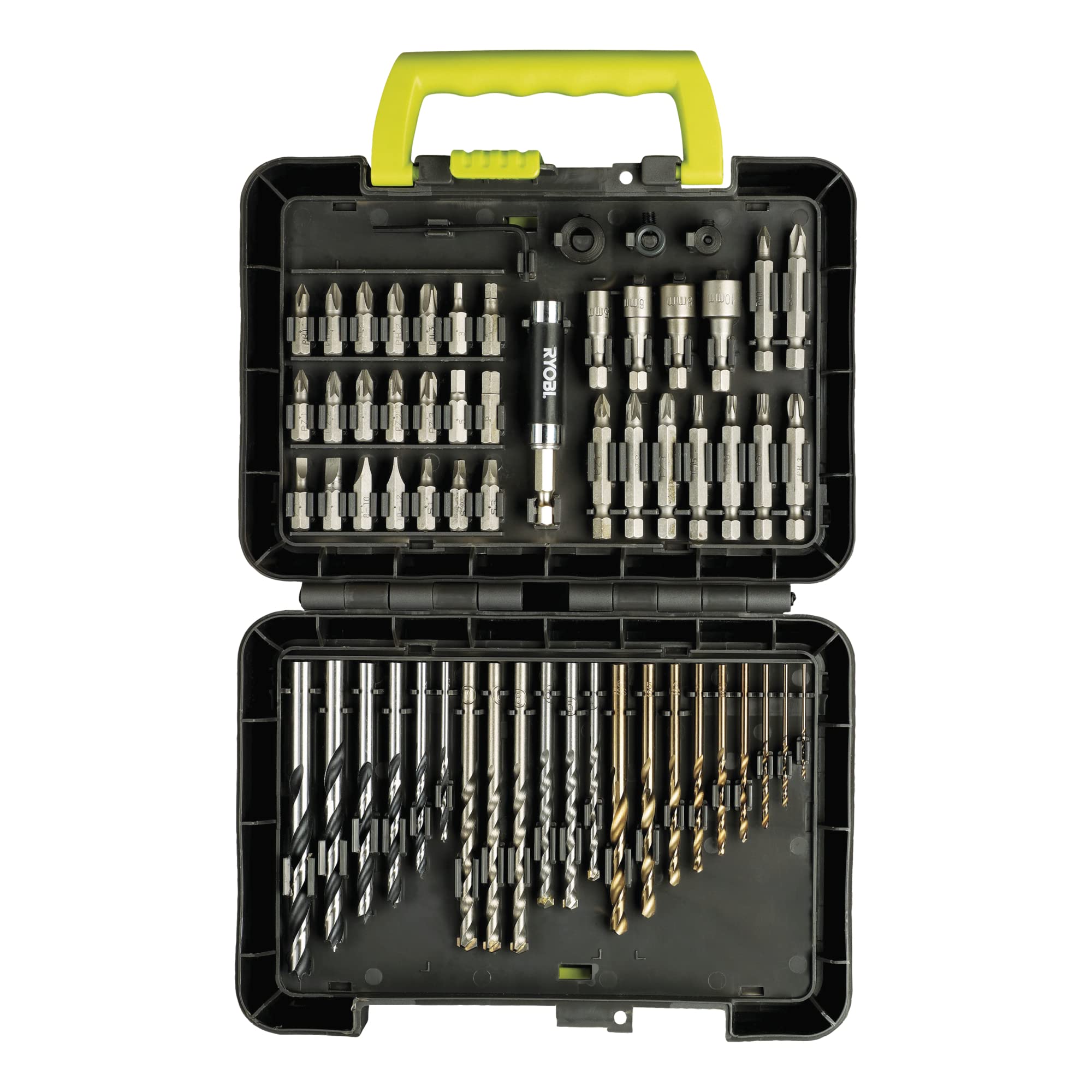 Ryobi bit and Drill Set 60 Pieces RAK60DDF (Accessory Set for Drilling and screwing) — image 1
