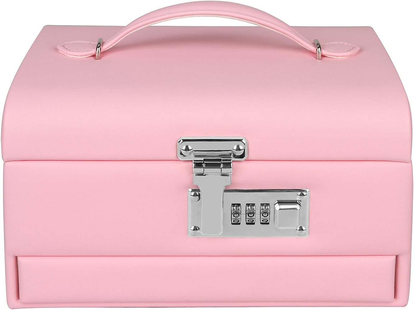 TSSS Number Lock Jewelry Boxes Secret Box with Mirror for Kids Girls