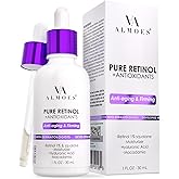 Almoes Retinol Serum for Face,Moisturising Serum for Face with Macadamia,Firming Skin,Antioxidant,Increase Skin Elasticity,Hyaluronic Acid Serum,Face Serum for Women,Serum for Face,Face Care,1 Fl Oz